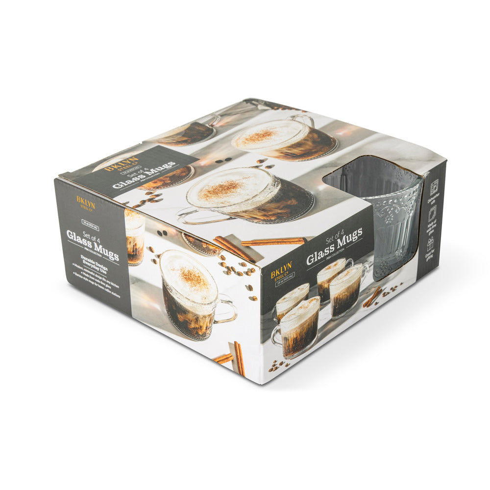 Pisa Glass Mug (4 Pack)