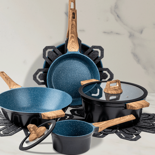 Brooklyn Steel 12pc Silicone/ceramic Atmosphere Cookware Set