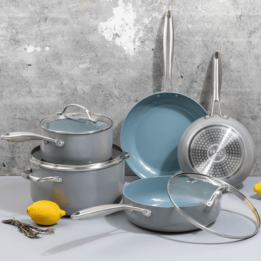 Brooklyn Steel Co. Gravity Collection Aluminum Cookware Set, 12 pc - Fry's  Food Stores